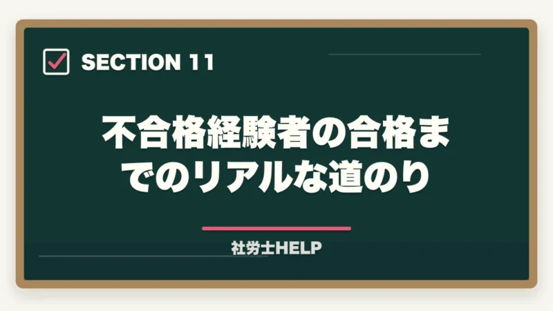 不合格経験者の合格までのリアルな道のり|社労士試験の選択式克服法|基準点割れ防止の完全戦略【2026年版】の図解