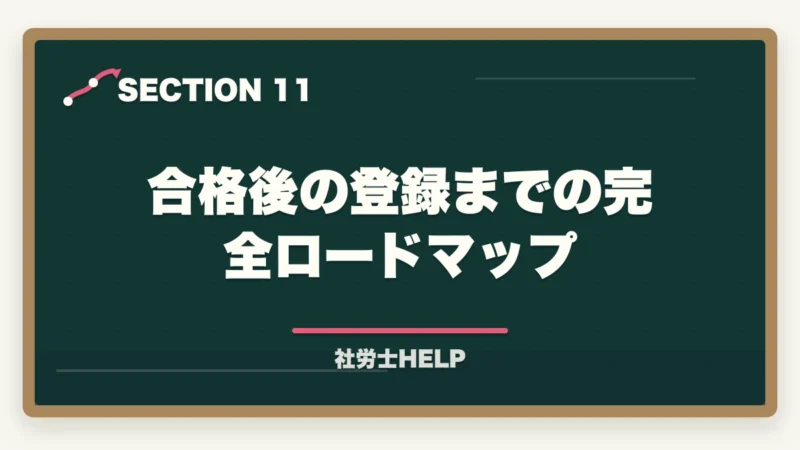 合格後の登録までの完全ロードマップ|社会保険労務士になるには?受験資格・取得手順・難易度を合格者が解説【2026年】の図解