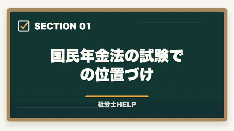 国民年金法の試験での位置づけ｜社労士試験「国民年金法」の勉強法と対策｜厚年との連動で効率よく攻略の図解