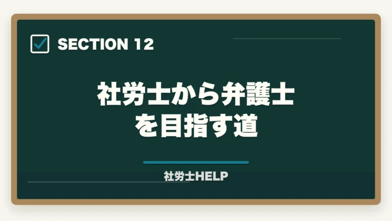 社労士から弁護士を目指す道｜社労士と弁護士の違いとは？業務範囲・できること・できないことを徹底比較の図解