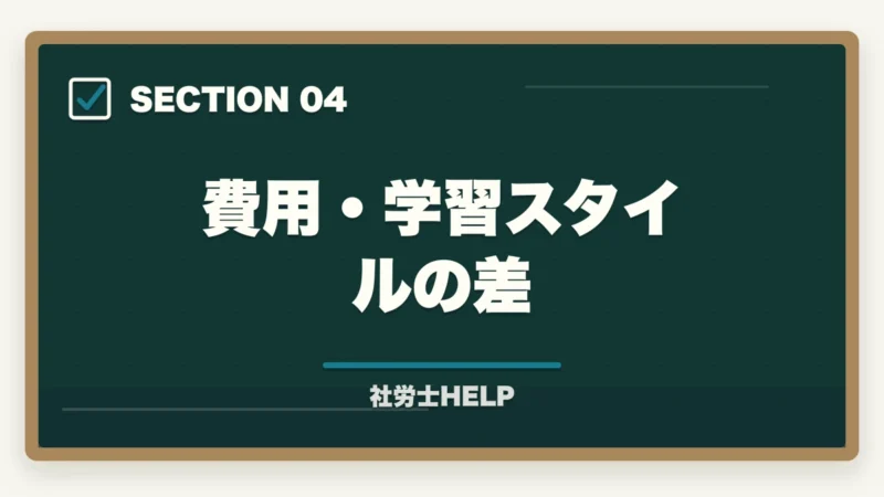 費用・学習スタイルの差｜大原 社労士講座の評判・口コミを比較｜クレアールとどちらがおすすめ？【2026年版】の図解