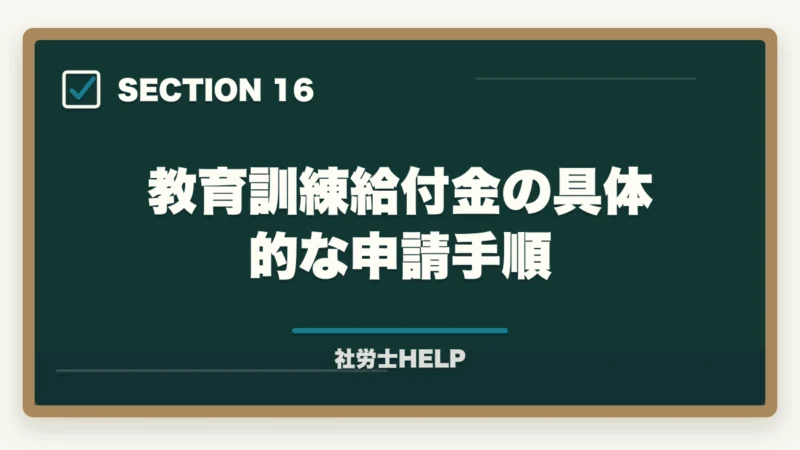 教育訓練給付金の具体的な申請手順｜クレアール社労士講座の割引クーポン・キャンペーン情報2026年最安値で申し込む方法の図解