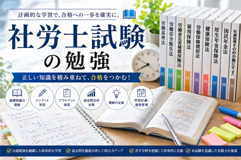 社労士試験の勉強
